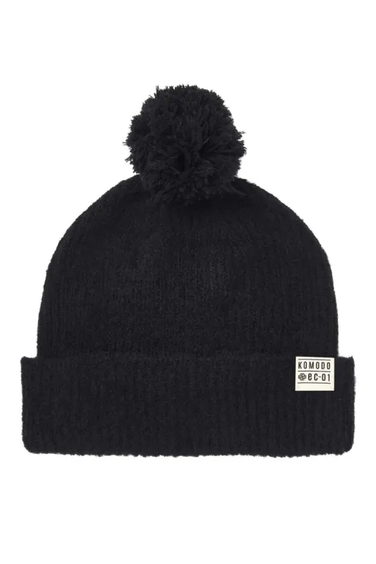 KAORI - Recycled Wool Blend Hat Black sold by Komodo Fashion