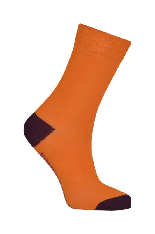PUNCHY - Organic Cotton Socks Orange sold by Komodo Fashion