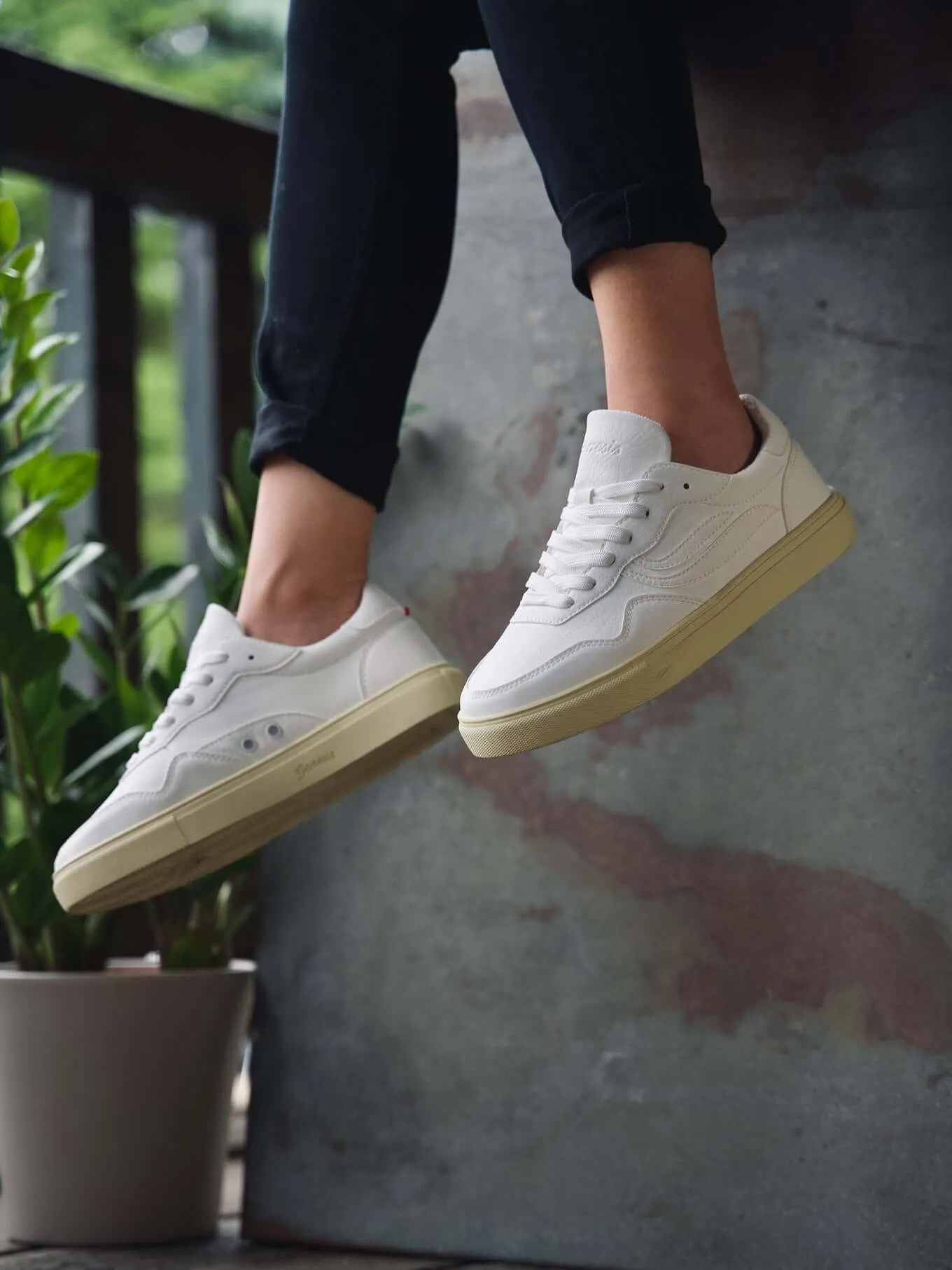 G-SOLEY Cornwaste Eco Trainer by GENESIS - White sold by Komodo Fashion product image thumbnail 4