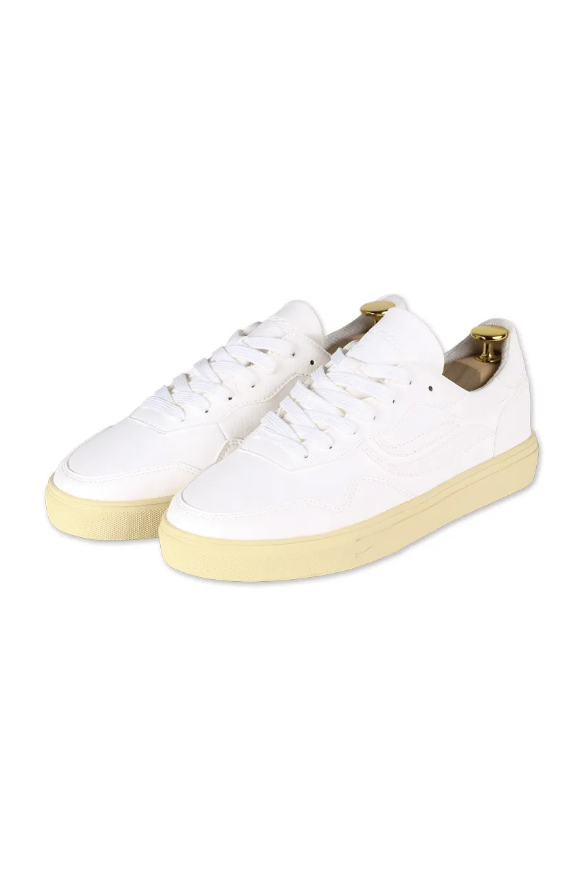 G-SOLEY Cornwaste Eco Trainer by GENESIS - White sold by Komodo Fashion