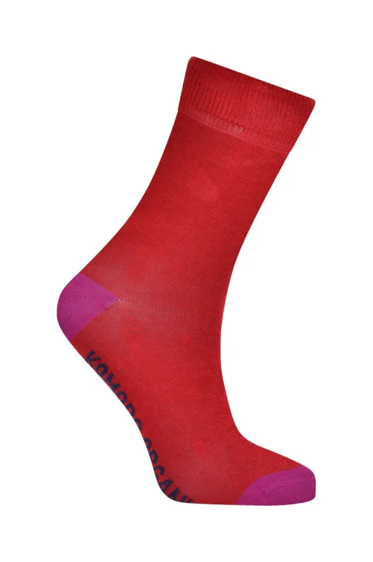 PUNCHY - Organic Cotton Socks Cherry sold by Komodo Fashion