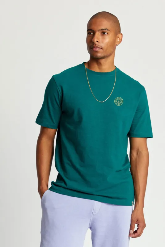 KIN Tee Mens GOTS Organic Cotton - Teal Green sold by Komodo Fashion