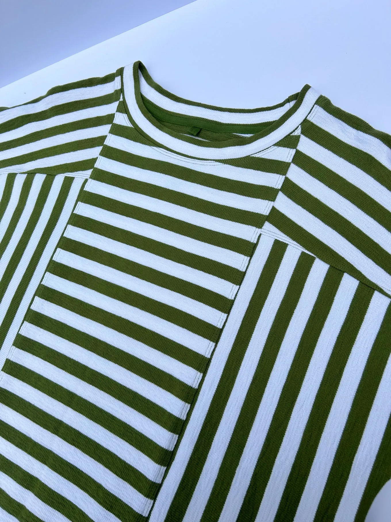 JUNIPER - Organic Cotton Top Green Stripe sold by Komodo Fashion product image thumbnail 4