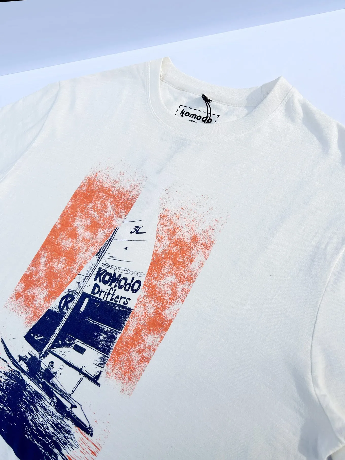 SAILING - Organic Cotton Tee Off White sold by Komodo Fashion product image thumbnail 3