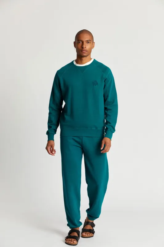 ADAM Jogger Mens - Organic Cotton Teal Green sold by Komodo Fashion