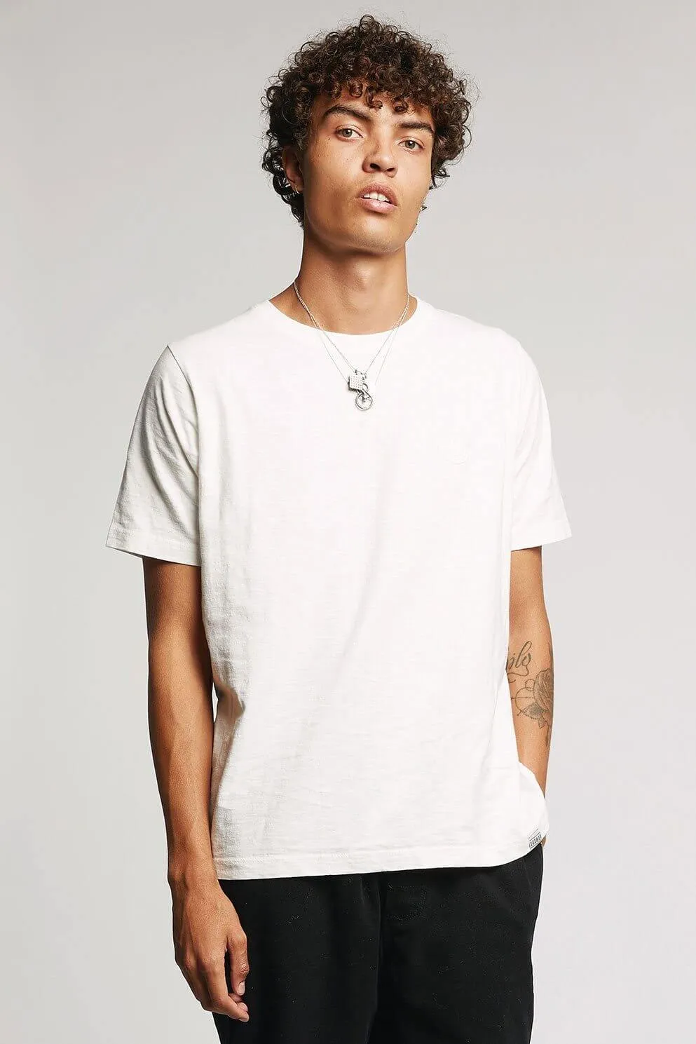 KIN - GOTS Organic Cotton Tee Off White sold by Komodo Fashion