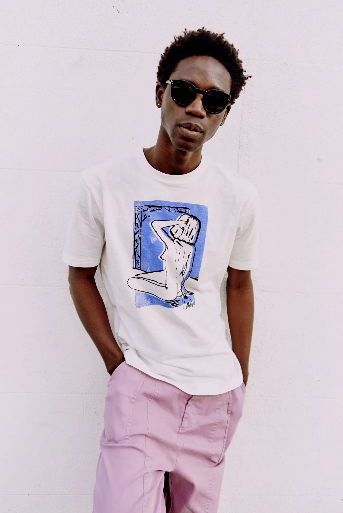 CHEEKY Tee Organic Cotton - Off White sold by Komodo Fashion product image thumbnail 4