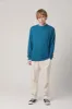 HAKON - Organic Cotton Long Sleeve Tee Teal Blue sold by Komodo Fashion