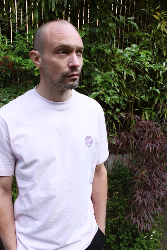 KIN Mens GOTS Organic Cotton Tee - Lavender Pink sold by Komodo Fashion