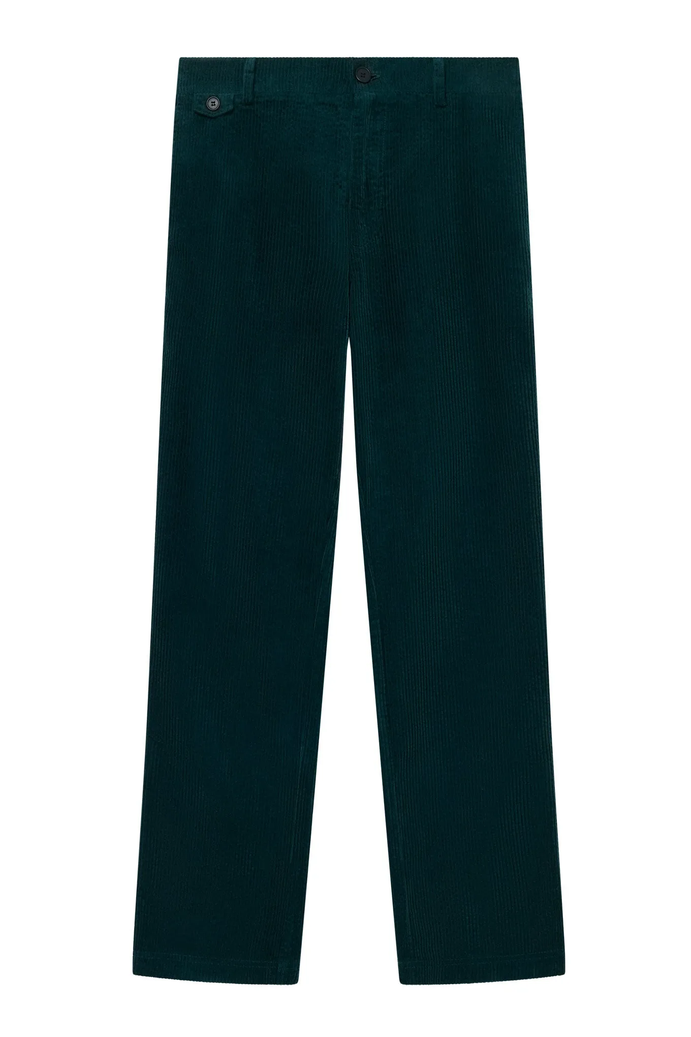 KALDEN Organic Cotton Corduroy Trouser - Marine Green sold by Komodo Fashion
