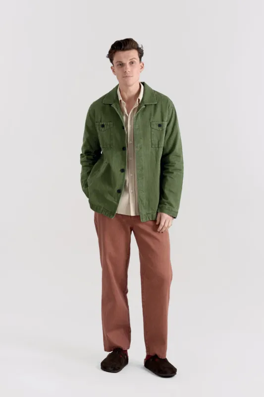 STANLEY Overshirt - Green Wash sold by Komodo Fashion