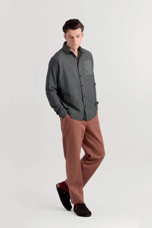MAKULU Organic Cotton Trouser - Red Wash sold by Komodo Fashion