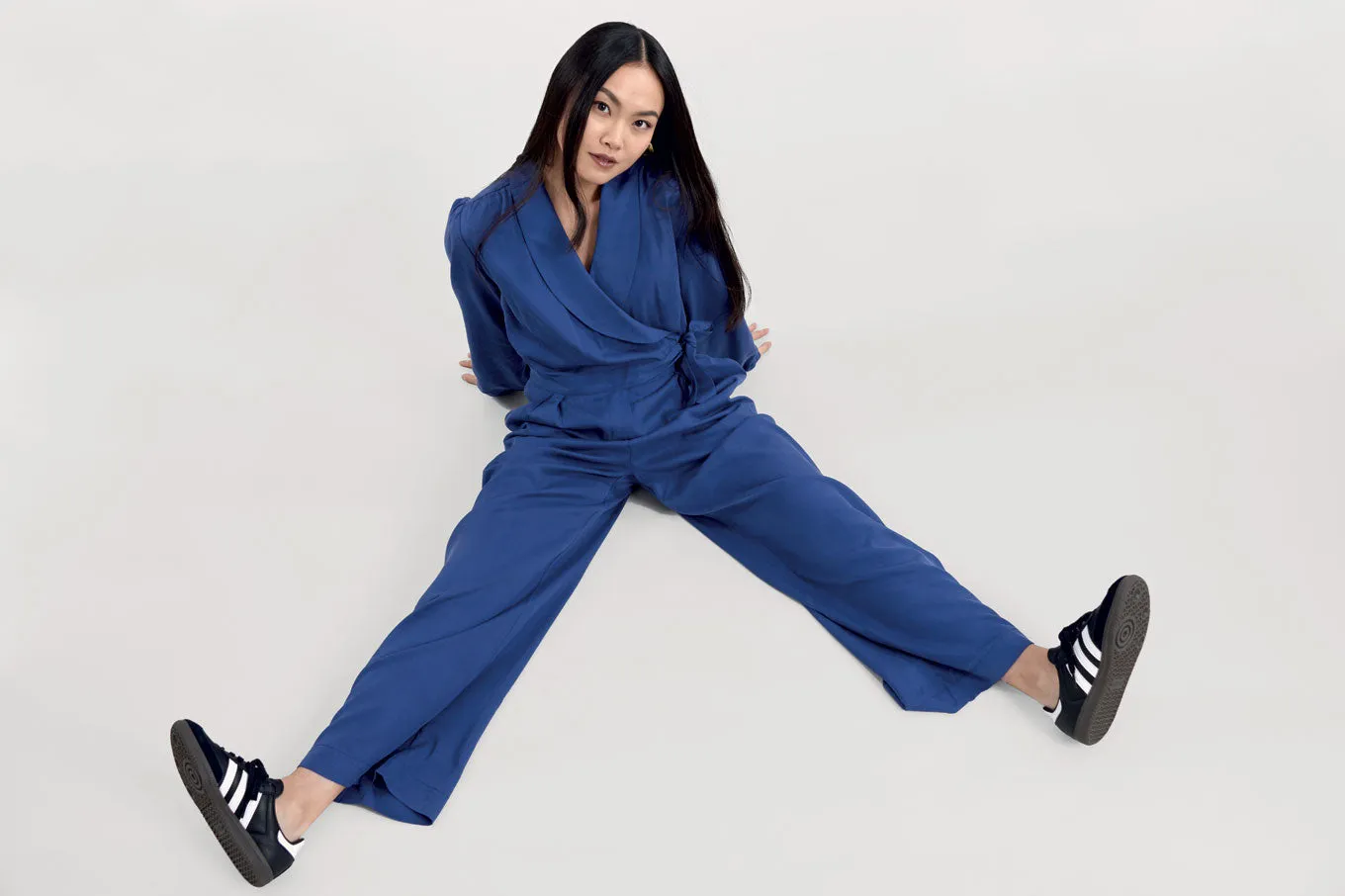 KANGRA Tencel Jumpsuit - Navy sold by Komodo Fashion product image thumbnail 5