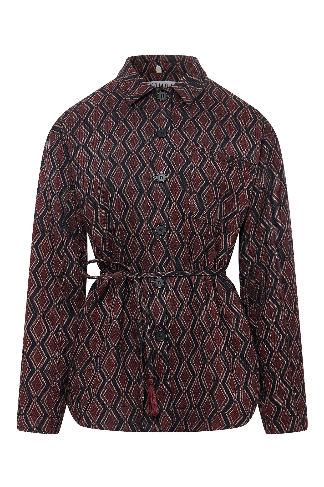GINA Organic Cotton Overshirt - Batik Diamond sold by Komodo Fashion product image thumbnail 2