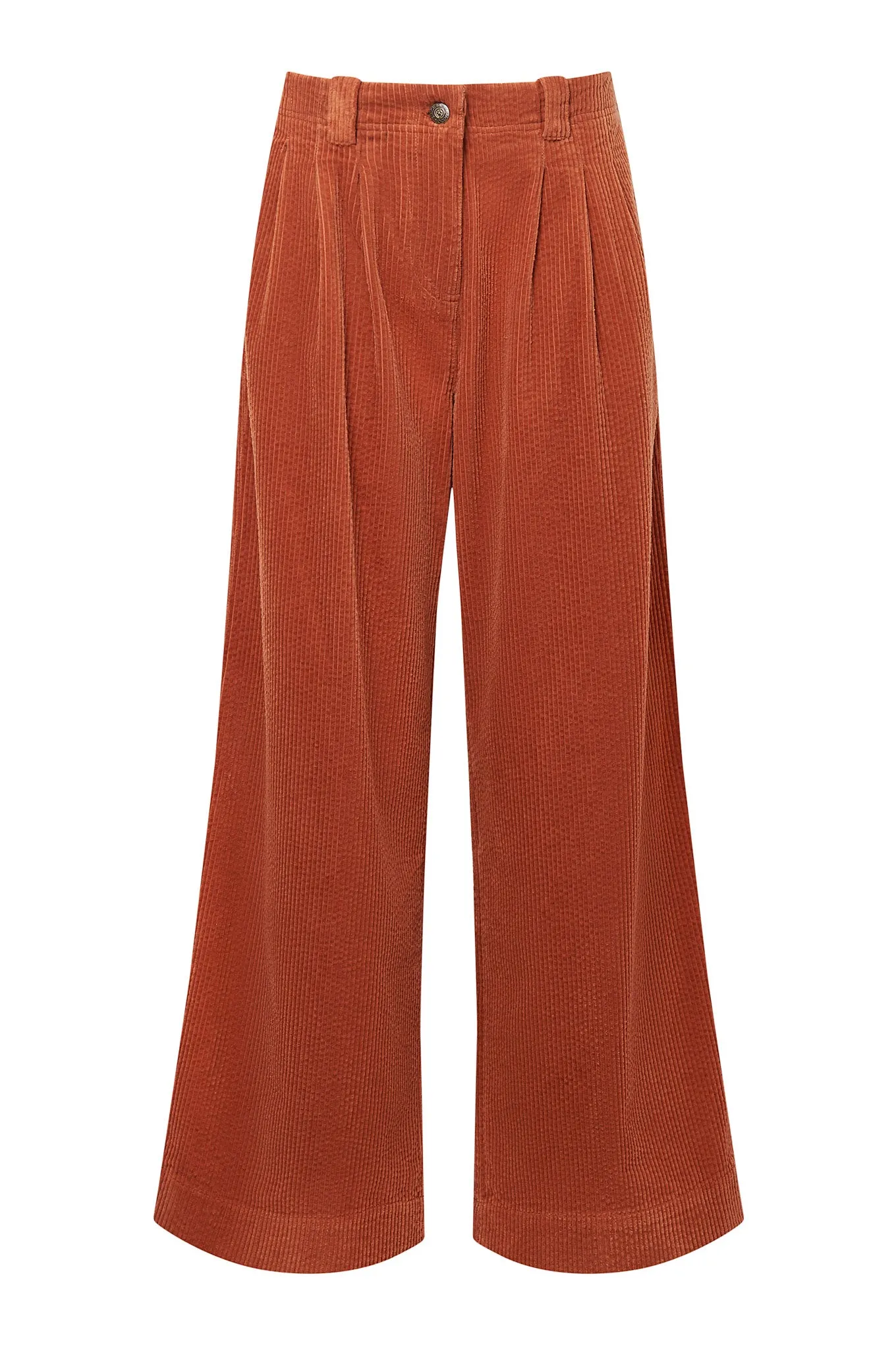 LOLA Organic Cotton Corduroy Trouser - Ginger sold by Komodo Fashion product image thumbnail 2