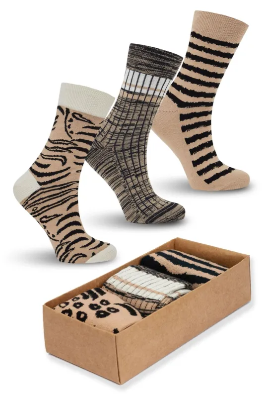STRIPES Box Assorted - GOTS Organic Cotton Socks Set sold by Komodo Fashion