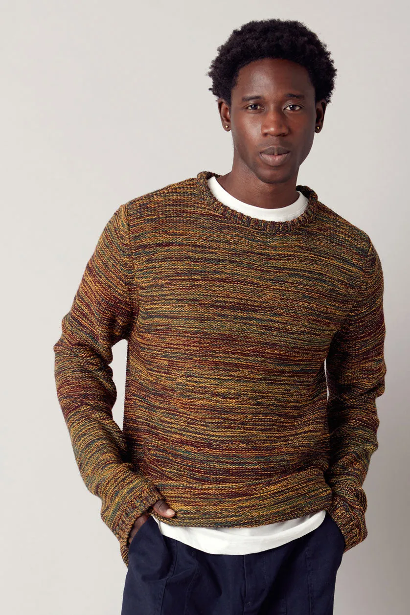 GLITCH - Merino Wool Jumper Mustard sold by Komodo Fashion