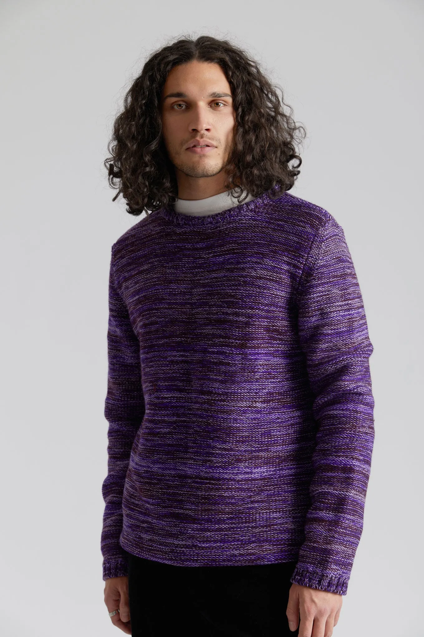GLITCH - Merino Wool Jumper Lavender sold by Komodo Fashion