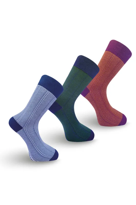 HERRINGBONE Gift Box - GOTS Organic Cotton Socks sold by Komodo Fashion