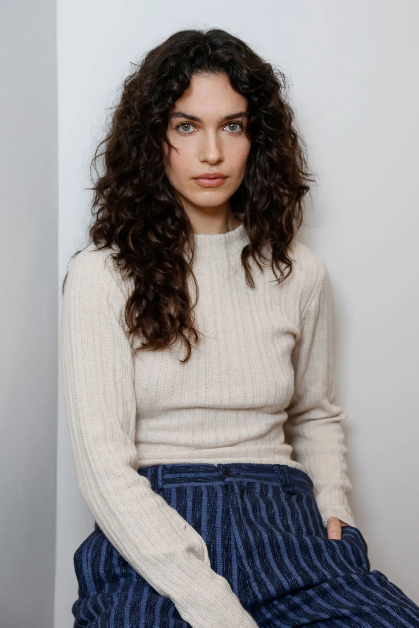 LUCKY Wool Blend Jumper - Sand sold by Komodo Fashion