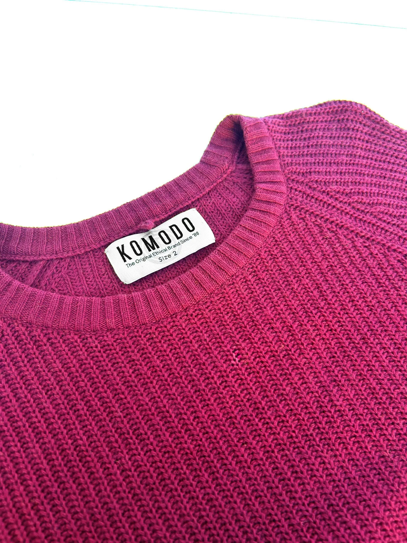 GIOVANNI Wool Blend Jumper - Fuschia sold by Komodo Fashion product image thumbnail 2
