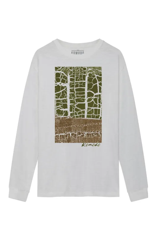 FOREST - Organic Cotton Tee White sold by Komodo Fashion