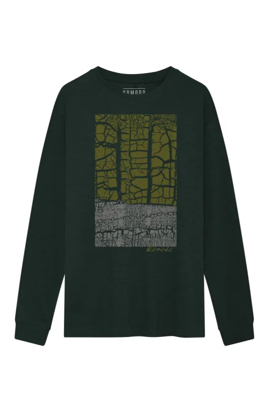 FOREST - Organic Cotton Tee Green sold by Komodo Fashion