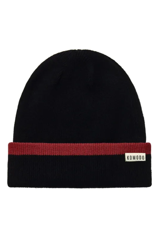 COCO Cashmere Hat - Black sold by Komodo Fashion