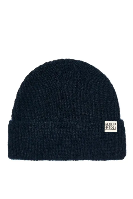 SAN - Mohair Blend Hat Dark Navy sold by Komodo Fashion