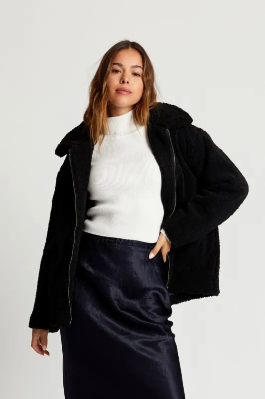 ACER - Recycled PET Fleece Jacket Black sold by Komodo Fashion