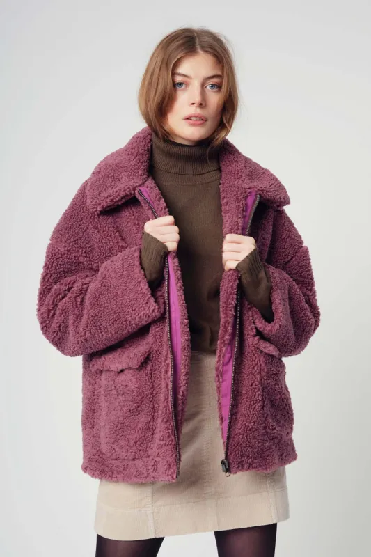 ACER - Recycled PET Fleece Jacket Purple sold by Komodo Fashion