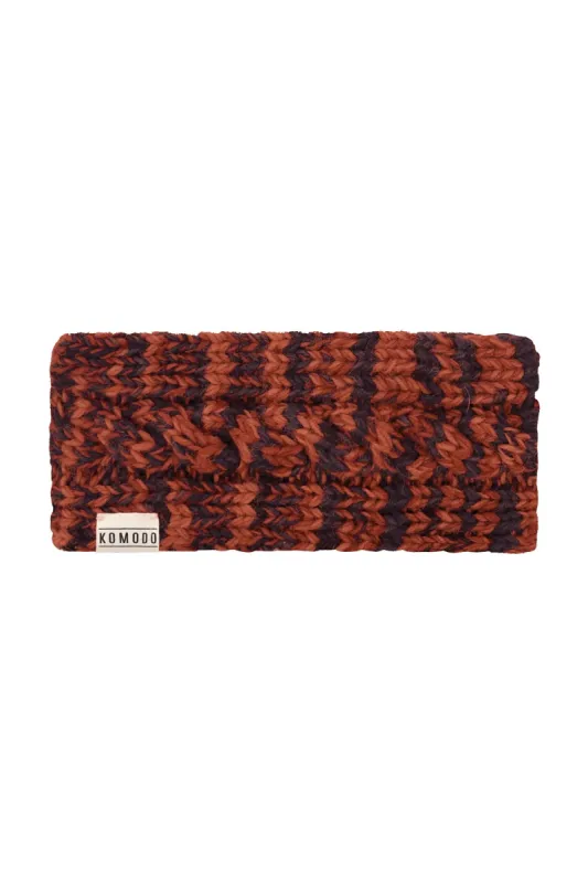 CLOUD headband space dye - Terracotta sold by Komodo Fashion