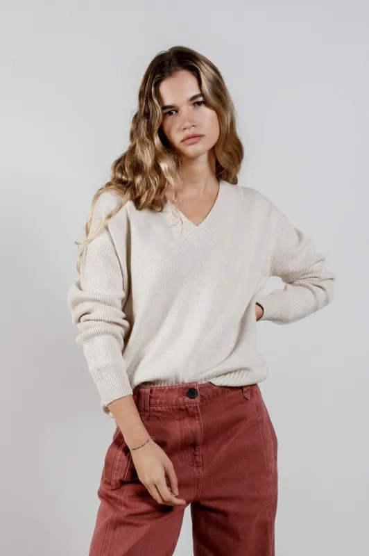 WONDER Wool Blend Jumper - Sand sold by Komodo Fashion