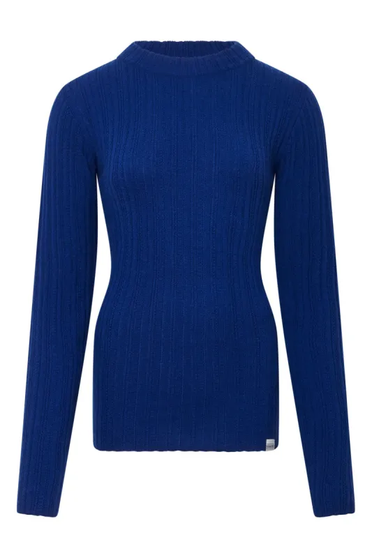 LUCKY Wool Blend Jumper - Navy sold by Komodo Fashion