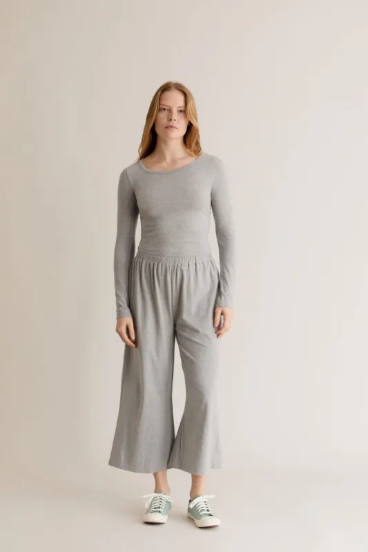 DIANA Lounge Pant - GOTS Organic Cotton Grey sold by Komodo Fashion
