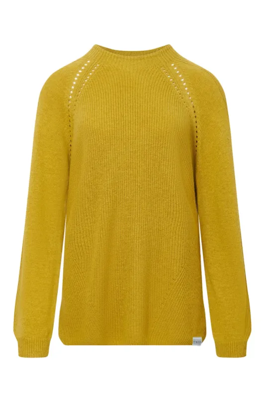 ATLANTA Wool Blend Jumper - Mustard sold by Komodo Fashion