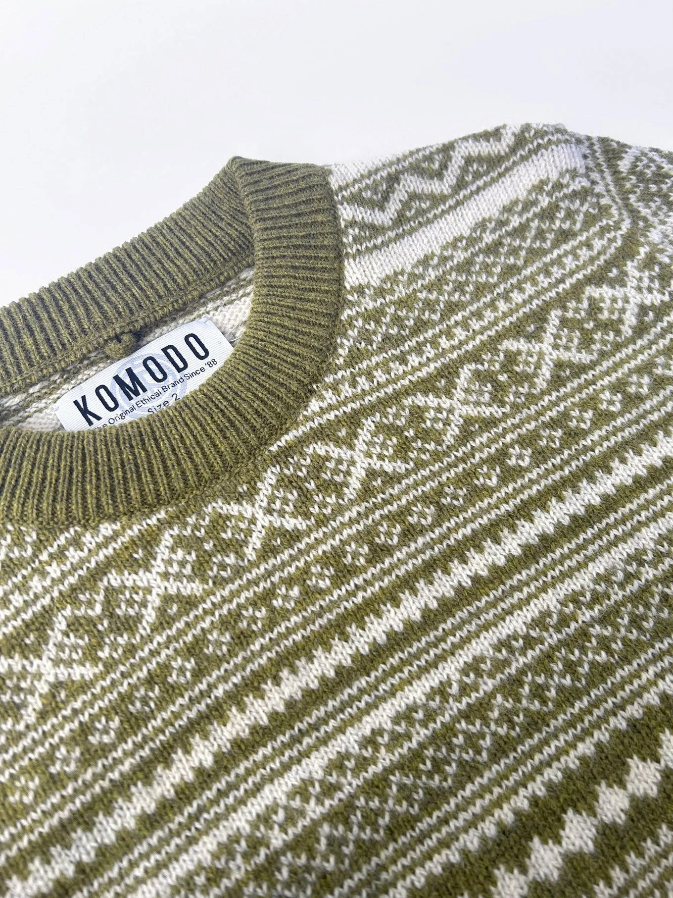 TINSEL Wool Jumper - Green sold by Komodo Fashion product image thumbnail 2