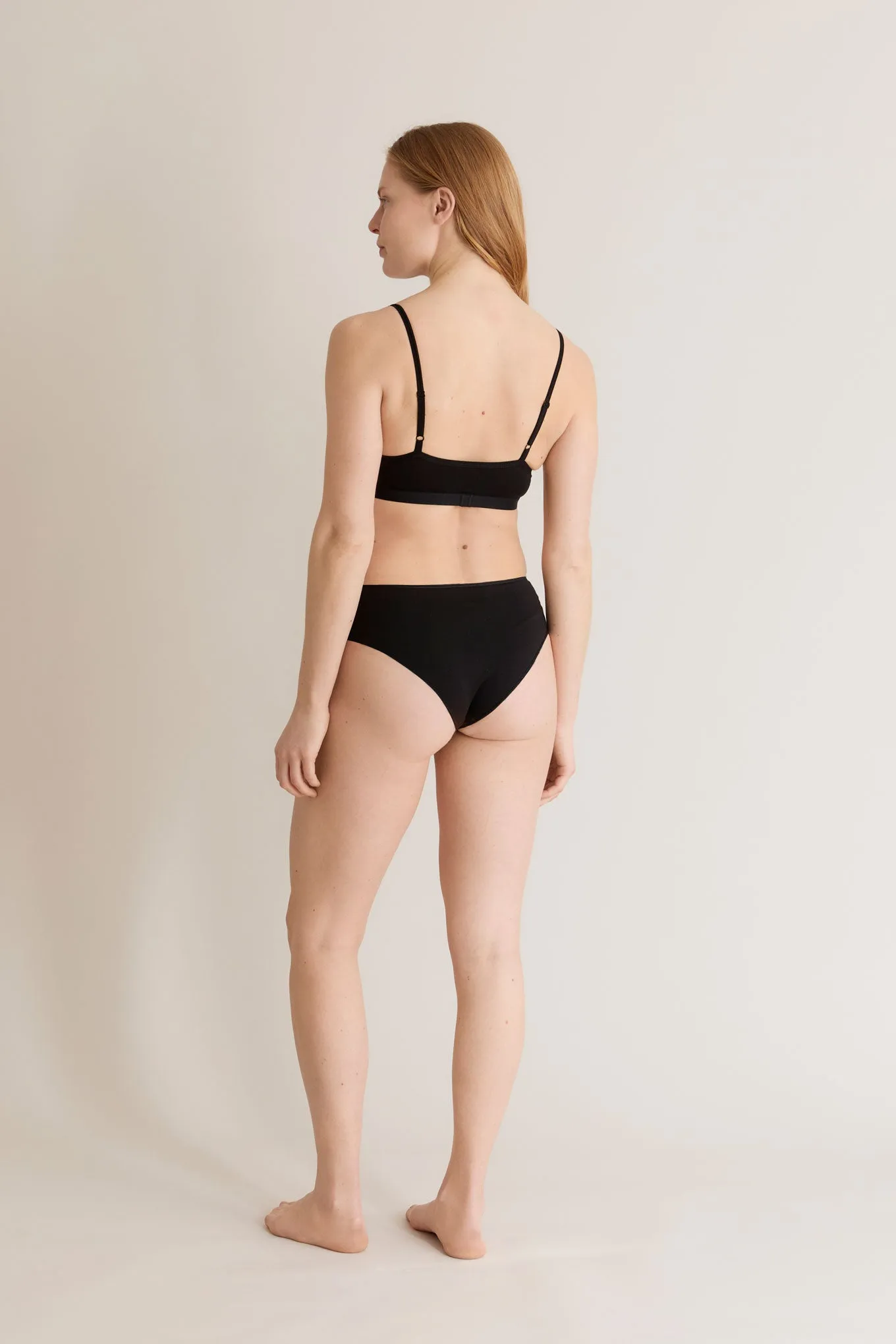 ODETTE Briefs - GOTS Organic Cotton Black sold by Komodo Fashion product image thumbnail 4