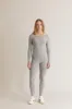 SYLVIE Legging - GOTS Organic Cotton Grey sold by Komodo Fashion