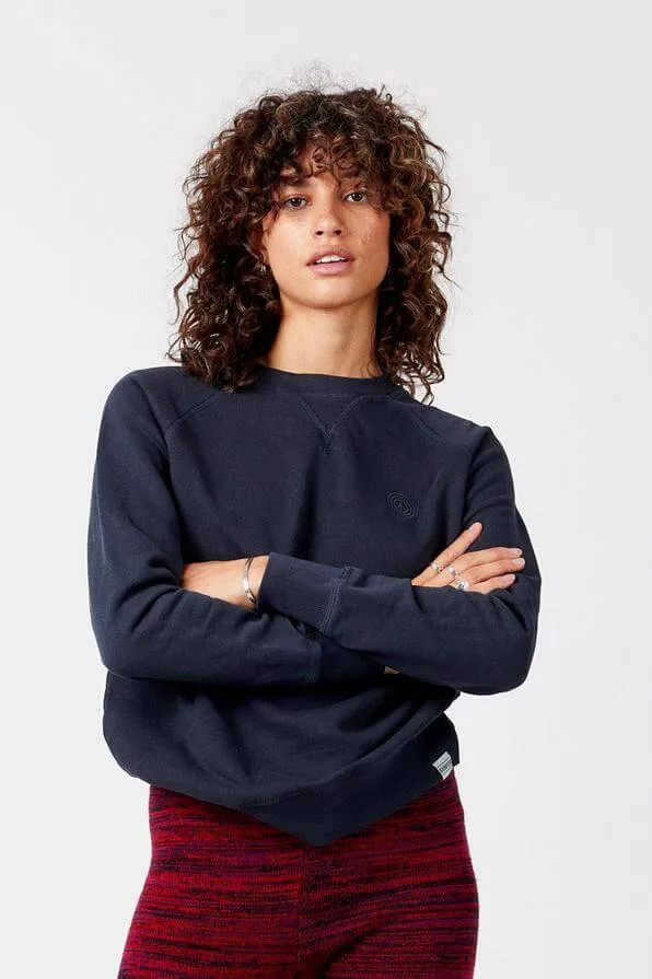 ANTON Women's - Organic Cotton Crew Coal sold by Komodo Fashion