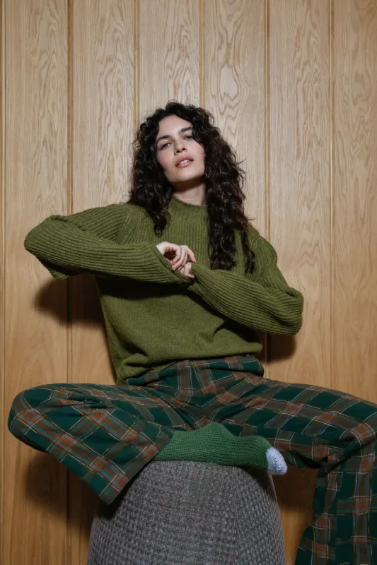 WILD Wool Jumper - Green sold by Komodo Fashion