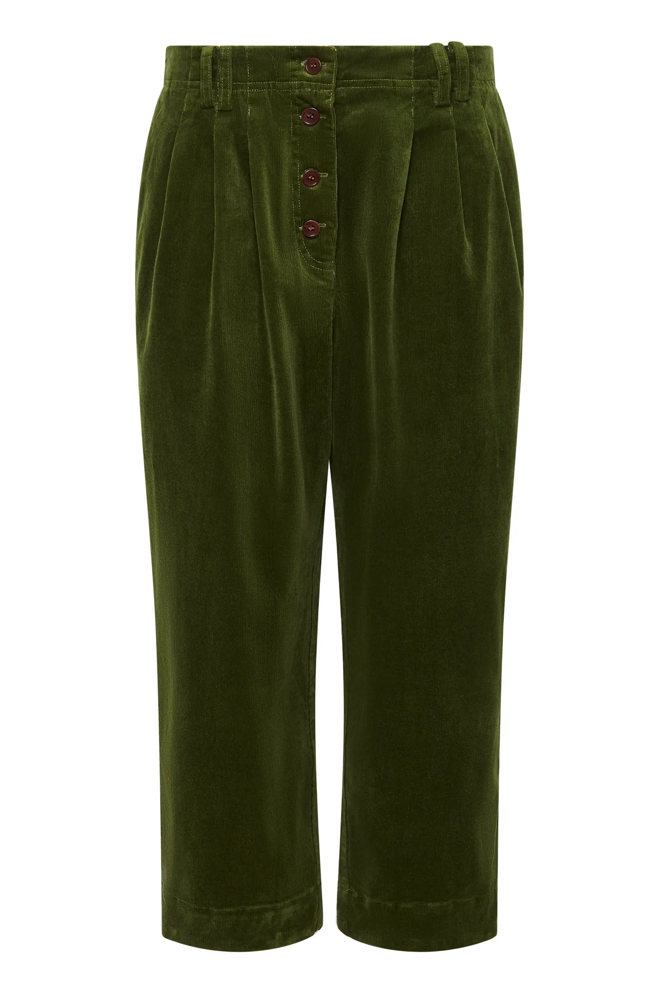 FRISA - Organic Cotton Trouser Pine Green sold by Komodo Fashion