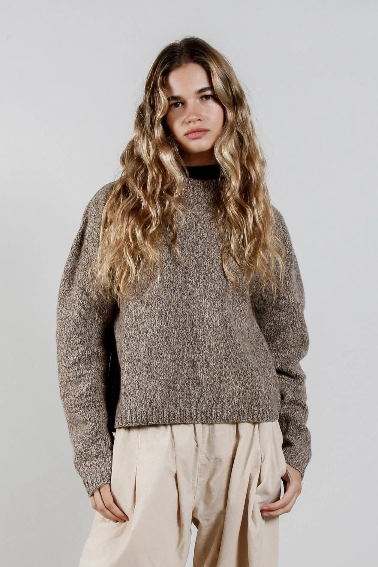 YARA Merino Wool Jumper - Biscuit sold by Komodo Fashion