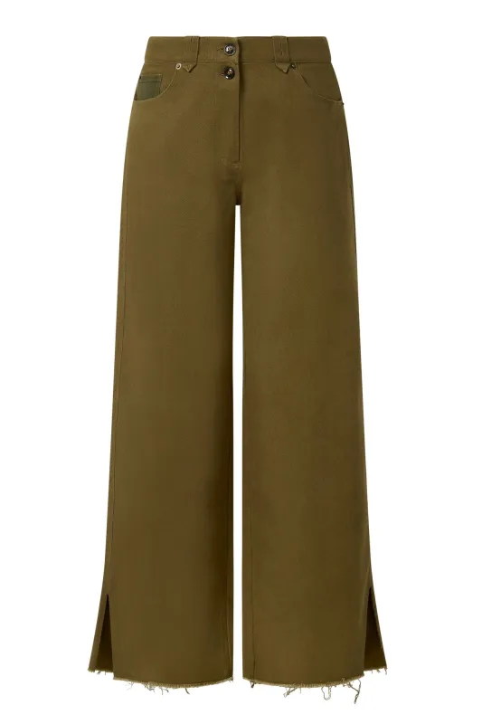 RANGER - Organic Cotton Trousers - Light Green sold by Komodo Fashion