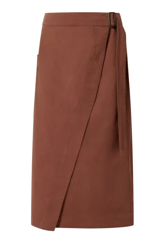 CARGO - Organic Cotton Skirt - Camel sold by Komodo Fashion