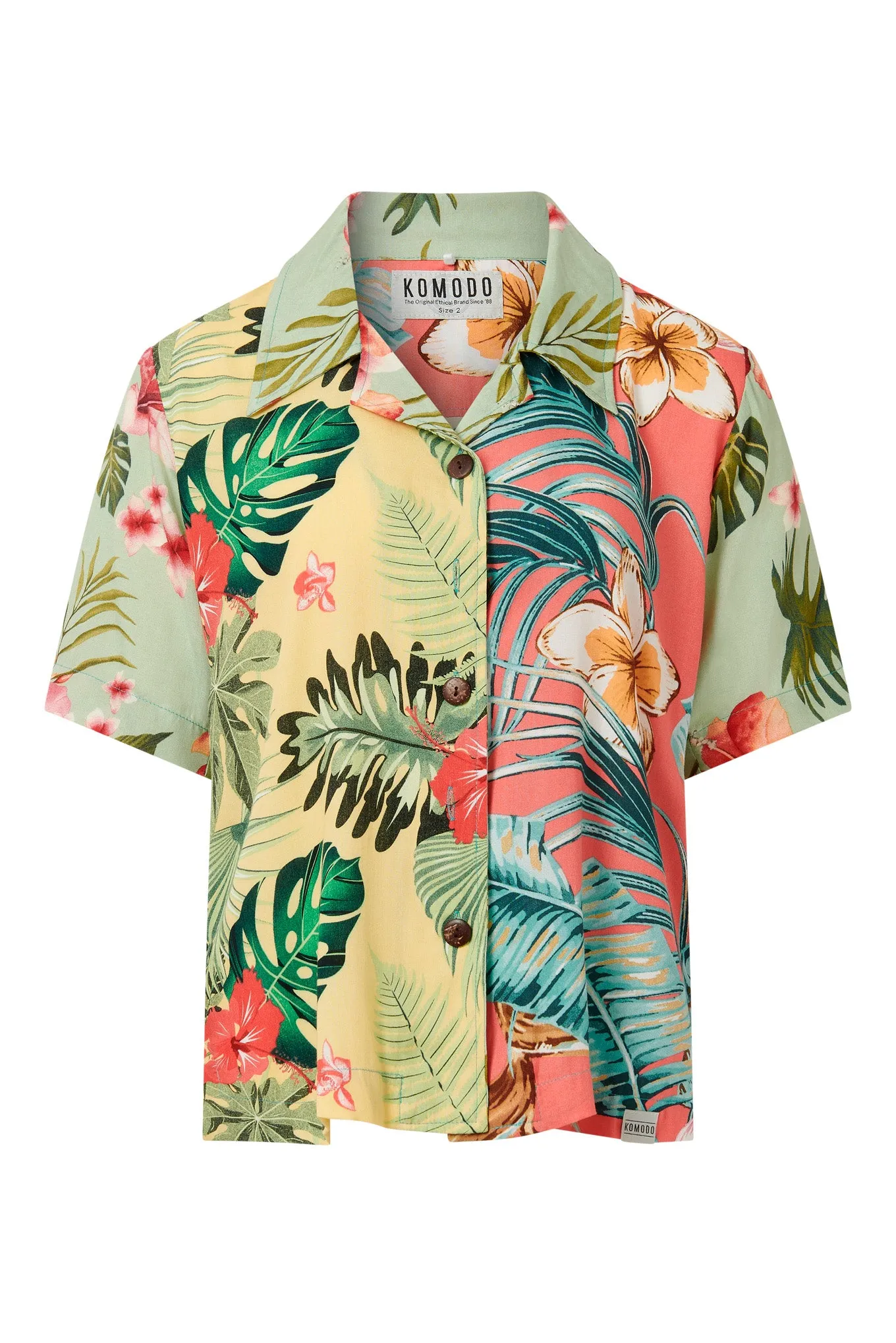 OCEAN - Rayon Tropical Print Shirt sold by Komodo Fashion product image thumbnail 2