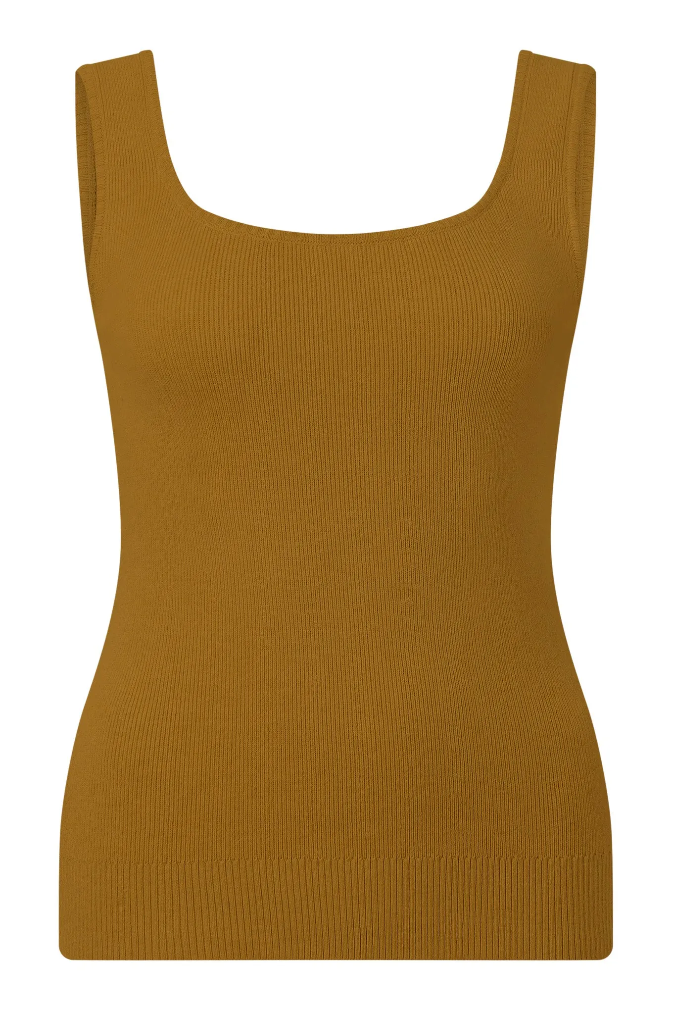YANA - Organic Cotton Vest - Camel sold by Komodo Fashion product image thumbnail 2