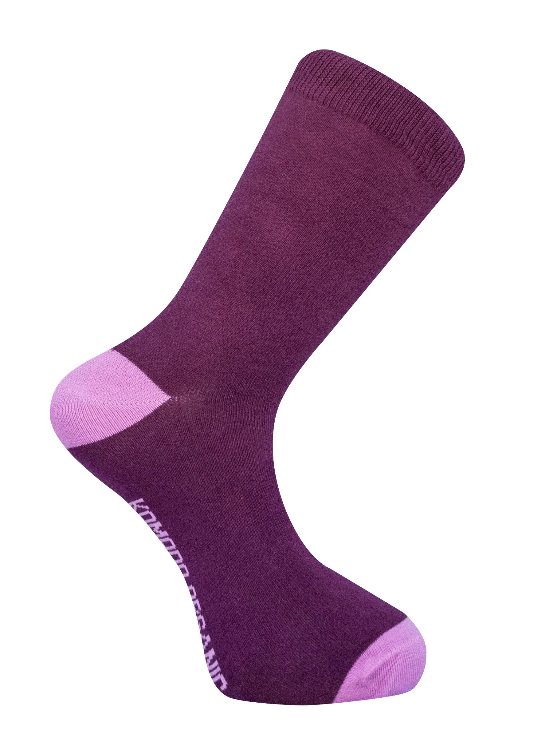 PUNCHY - GOTS Organic Cotton Socks Plum sold by Komodo Fashion