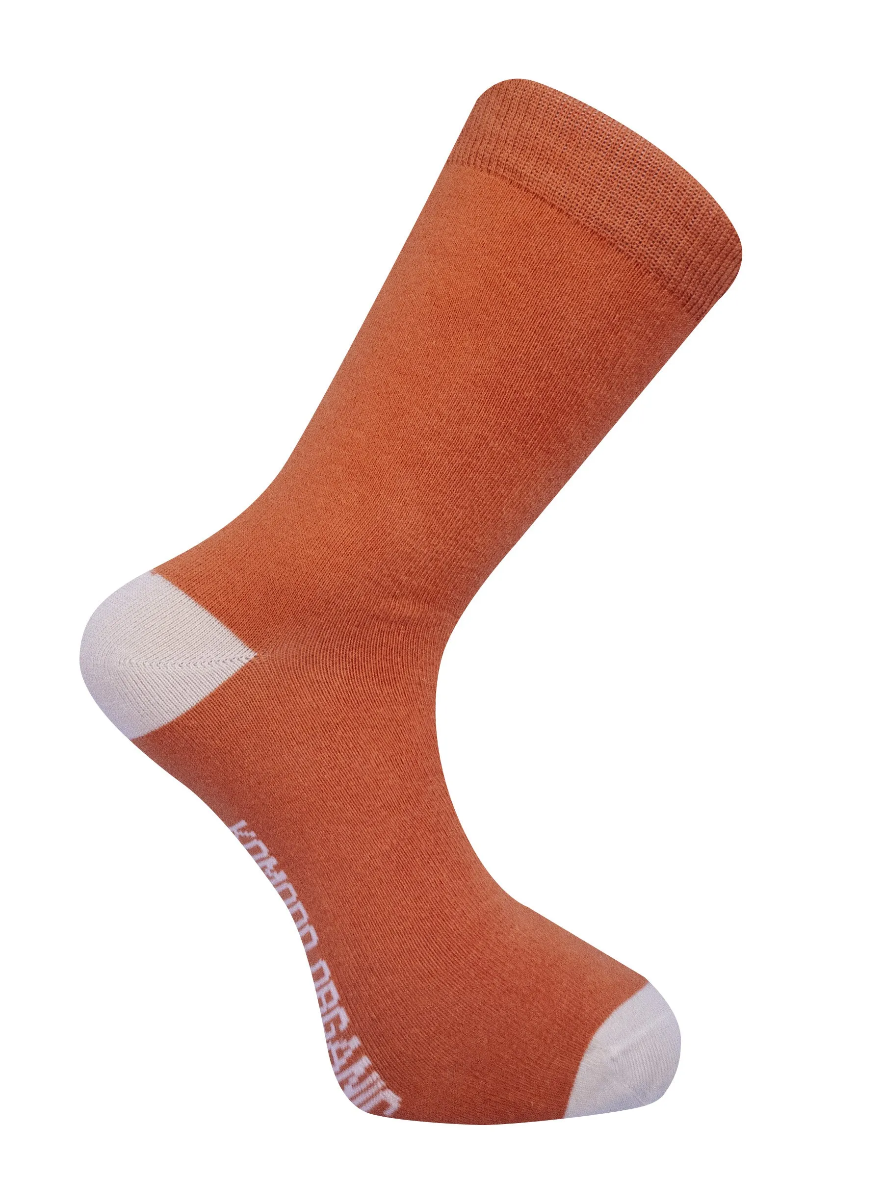 PUNCHY - GOTS Organic Cotton Socks Orange sold by Komodo Fashion