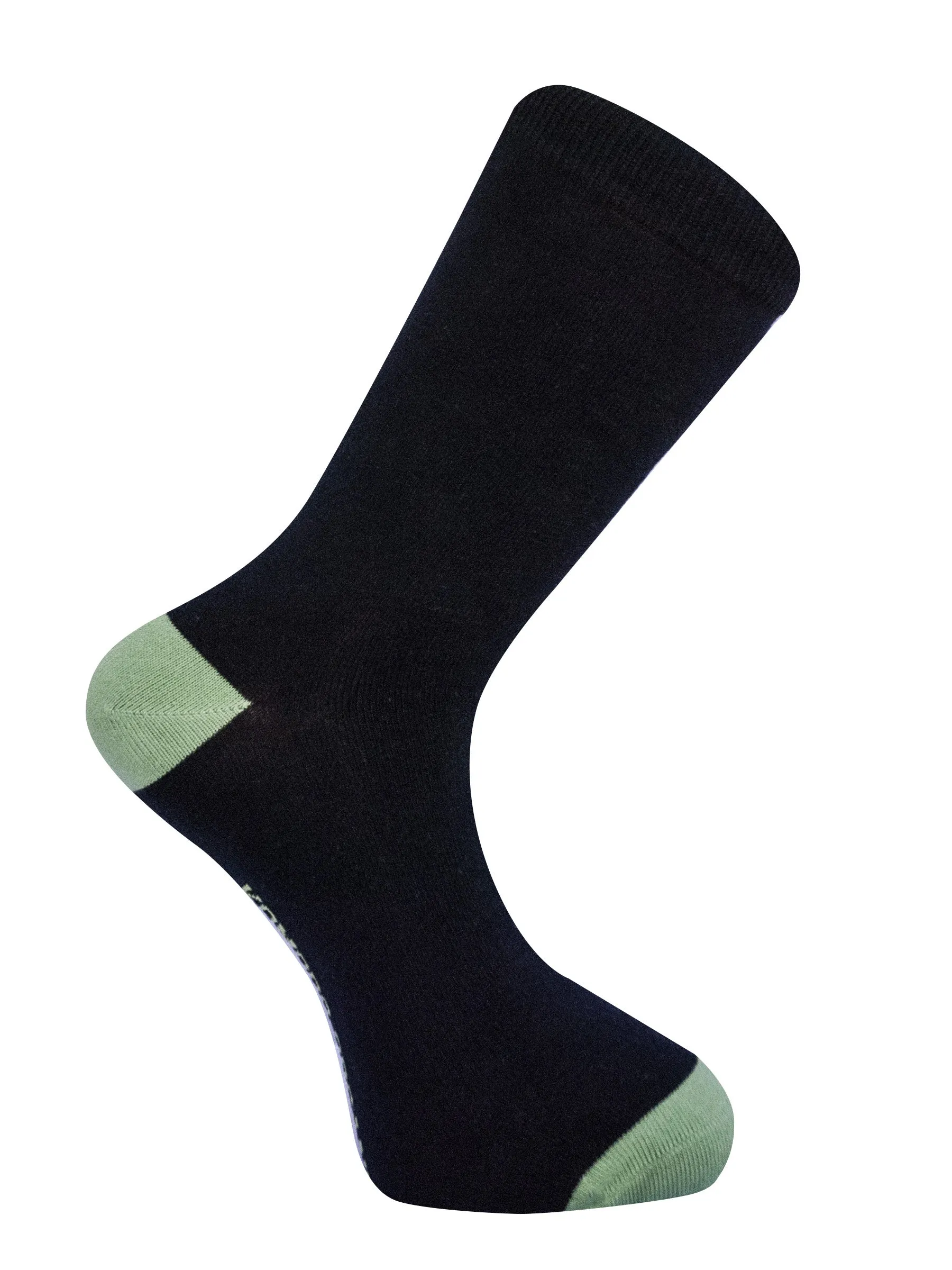 PUNCHY - GOTS Organic Cotton Socks Black sold by Komodo Fashion